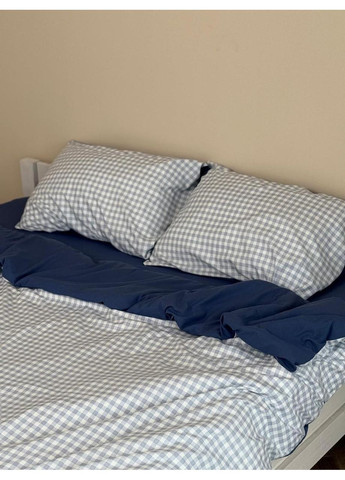 Постільна білизна ГеоПринт, сатин Евро розмір, наволочки 50/70 No Brand (364220004)