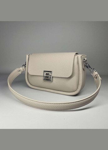 Жіноча сумка крос-боді з внутрішньою й тильною кишенею бежева Alex&Mia (322768910)