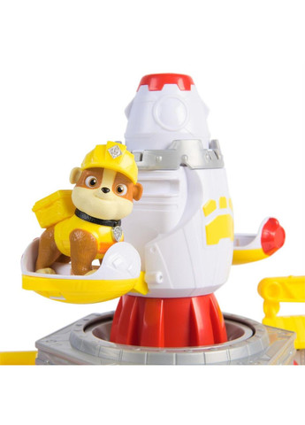 Ігровий набір Кремез і команда Космічний корабель ракета Оригінал Paw Patrol Rubble & Crew Launch & Spin Spaceship Spin Master (365251613)