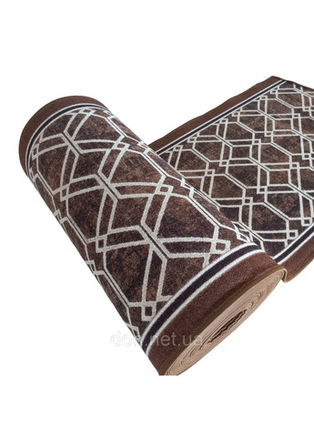 Ковровая дорожка Spase коричневая шириной 80 см (цена по пог.м) Dinarsu (333034605)
