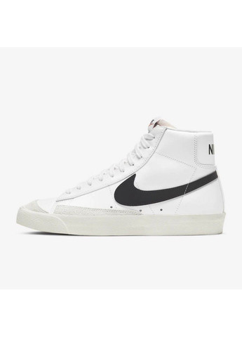 Белые демисезонные кроссовки blazer mid '77 vintage Nike