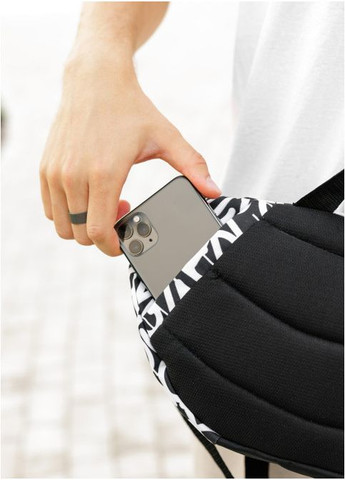 Большая тканевая мужская поясная сумка бананка принт Graphity (880038721) Sambag (360965786)