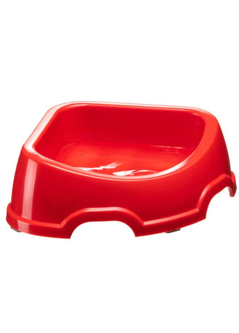 Миска для собак и котов Party 20 пластиковая угловая красная 24x21x7 см 500 мл 71120099 Ferplast (289533767)