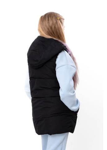 Демісезонна підліткова жилетка для дівчинки з капюшоном (p-18203) Носи своє (363849423)