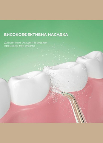 Іригатор W10 зелений NEW — 2 NOZZLES (2 насадки в комплекті) Oclean (345561448)