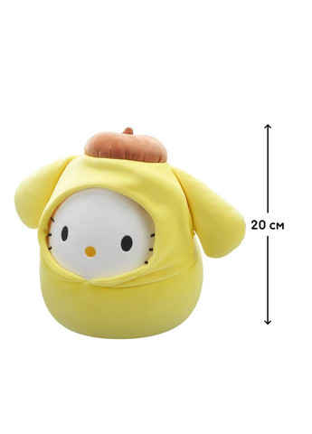 Мягкая игрушка полиэстер спандекс 20 см Хелло Китти Помпомпурин Squishmallows (393590332)