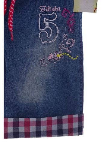 Бриджі джинсові для дівчинки 5 блакитний 92 см (38529) BABYKROHA (297197589)