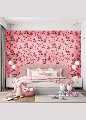 Самоклеющаяся декоративная 3D панель розовые розы 700x700x5мм (432) SW00000763 Sticker Wall (278314636)