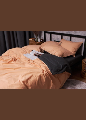 Комплект постельного белья Бязь Gold Люкс семейный 160х220х2 наволочки 4х70х70 (MS-820003324) Moon&Star Gray Cream (288043318)