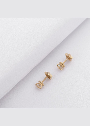 Золоті сережки-гвоздики із зірочками с06193 Oniks (264644704)