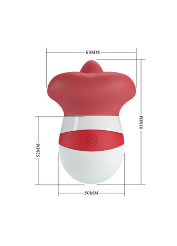 Клиторальный стимулятор куни Pretty Love "Mina The Flaming Lips Red" LyBaile (301210801)