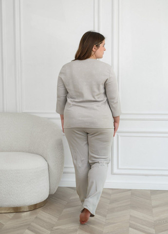 Сіра всесезон піжама жіноча для сну та дому N.EL.