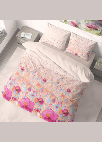 Постільна білизна " ", мікрофібра, Світло-рожева, Семейний P-0137 Lelit (316633160)