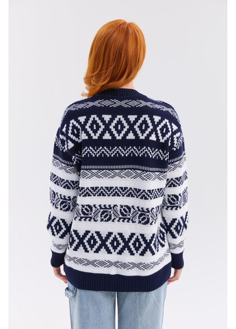 Темно-синий демисезонный джемпер "ягода" MEREZHKA