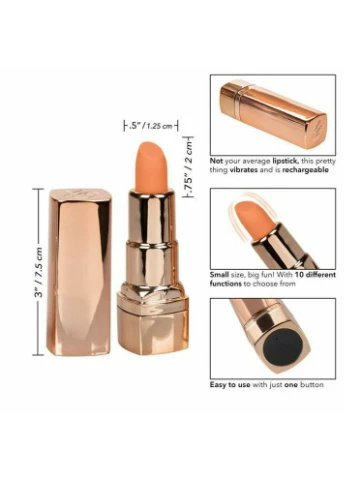 Вібратор-Помада для клітора та ерогенних зон CalExotic Hide & Play Lipstick Recharge No Brand (303890113)