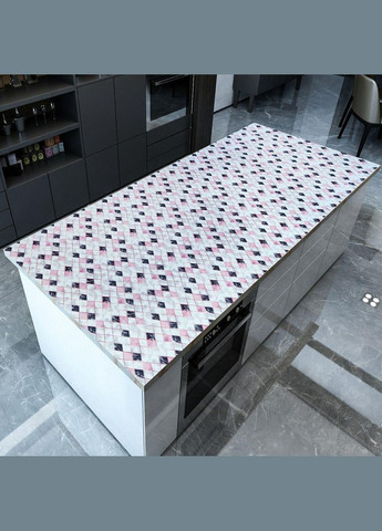 Самоклеящаяся пленка розовая мозаика 0,45х10м (3DPanda-1233) Sticker Wall (323154702)