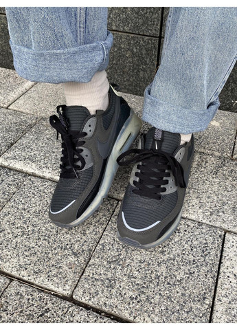 КРОССОВКИ ЖЕНСКИЕ NIKE AIR MAX TERRASCAPE 90 BLACK GREY НАЙК АИР МАКС ТН ПЛЮС No Brand серые демисезоны (368885076)