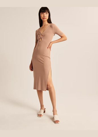 Светло-коричневый зимний платье женское - платье af9360w Abercrombie & Fitch