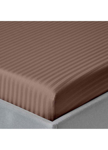 Подростковая постель сатин с простыней на резинке LATTE 160х220 см Cosas (307477210)