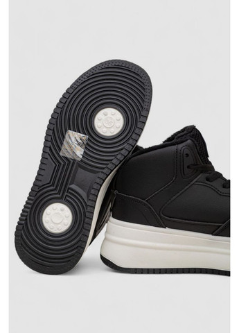 Кроссовки женские зимние на меху,, 248RAM09 Ager чёрно-белые всесезоны (369974129)