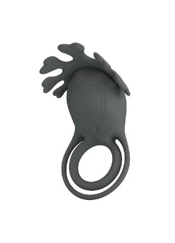 Ерекційне кільце Vibrant Penis Ring Ruben, 8.5 см (сірий) Pretty Love (374379398)