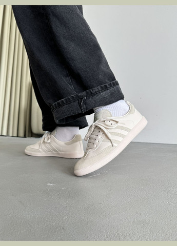 Кросівки жіночі і чоловічі Adidas Samba beige | Адідас Самба бежеві No Brand бежеві демісезони (316231460)