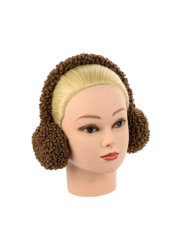 Комплект аксессуаров из искусственного меха каракуль — перчатки и наушники STD (360899862)