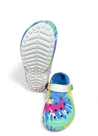 Утеплені сабо Classic Lined Tie Dye Clogs 206341-4s0, розмір 34/35, устілка 21.5 см Crocs (370217533)