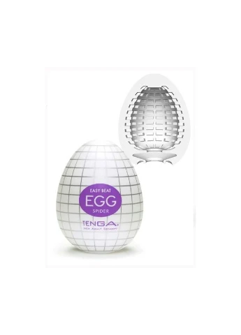 Чоловічий багаторазовий мастурбатор-яйце EGG Wavy + подарунковий мішечок для зберігання Tenga (392426548)