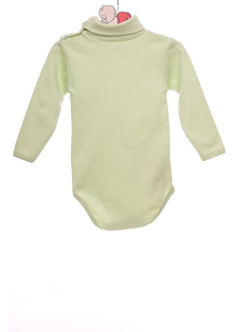 Боди с длиным рукавом с горлышком интерлок салатовый 74 см (50703) BABYKROHA (297200250)