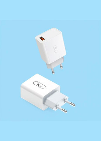 Зарядний пристрій SC31 QC3.0 (1USB, 3.5A) White (MZP-000154) SkyDolphin (336954936)