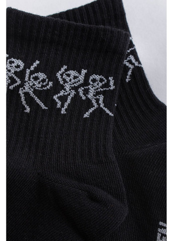 Чорні дитячі бавовняні шкарпетки Giulia абстрактні (364990109)