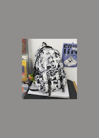 Рюкзак шкільний молодіжний споритивний у корейському стилі аніме Y2K 46X16X32 см кольоровий No Brand (329880728)