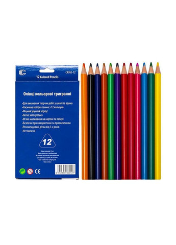 Карандаши "JAMBO" COLOR-IT CR765-12 12 цветов No Brand (330601047)