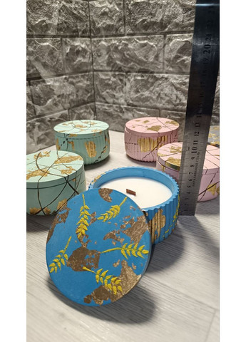 Свічка у кашпо XXL з ароматом Польових квітів Hand Made (361286300)