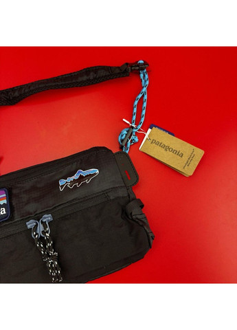 Сумка Молодіжна барсетка із шевроном Патагонія Месенжер через плече з патчем No Brand (361668708)