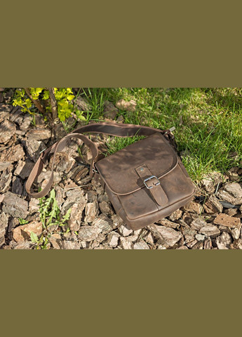 Сумка 00890 з вінтажній шкіри Коричнева Shvigel (331910137)