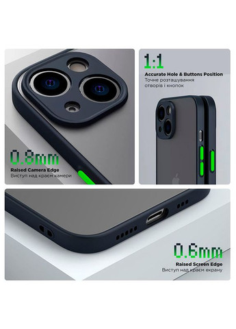 Чохол Frosted Matte для Samsung Galaxy A55 5G Navy Blue (ARM74337) ArmorStandart (323103255)