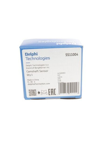 Датчик положення розподільчого валу FIAT DOBLO (119, 223), GRANDE PUNTO (199); OPEL ASTRA H (L48, L35) SS11004 Delphi (366176502)