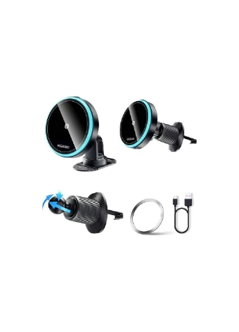 Универсальный автодержатель Element magnetic wireless charging car bracket outlet+paste mode (ek20549) Essager Element magnetic wireless charging car bracket out (391677478)