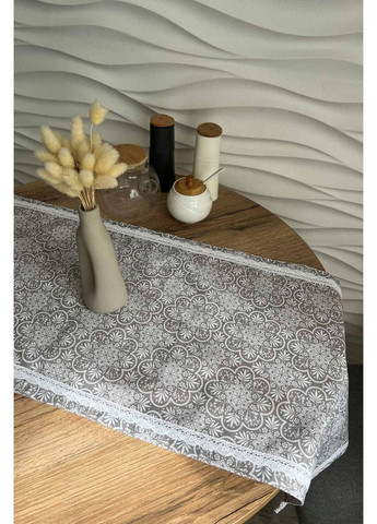 Ранер на стіл Мереживо капучино для сервірування столу 40х140см доріжка для декору столу ProDobro (369462380)
