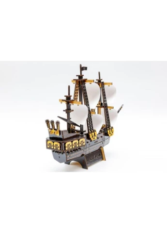Дерев'яний 3D конструктор "Піратський корабель" Puz-00928 р. 34*27*9см PuzzleOK (389886498)