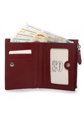 Шкіряний жіночий гаманець Classik WN-23-10 wine-red Dr. Bond (282557176)