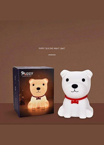 Декоративный ночник Puppy LJC-148 щенок детский силиконовый светильник для сна игрушка No Brand (317275903)