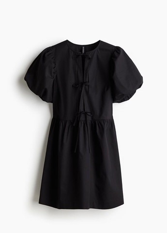 Чорна кежуал сукня H&M однотонна