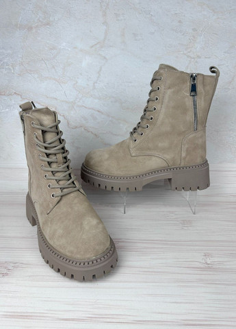 Зимние ботинки из замши для женщин Hengji из натуральной замши