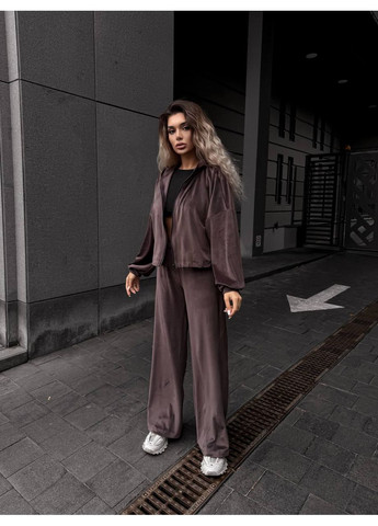 Стильный женский костюм из велюра Vakko (361246723)