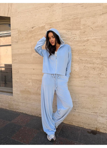 Велюровый женский костюм на змейке Fashion (356177712)