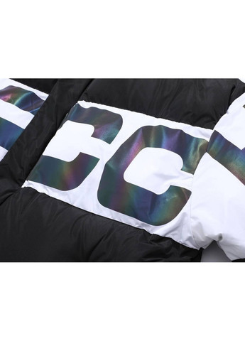 Чорна куртка демісезон,чорний з принтом, Glo-Story