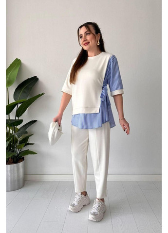 Костюм-двойка трикотаж и котон Sofia (360787704)